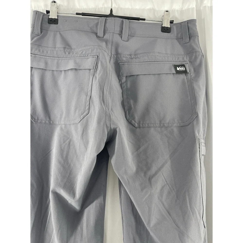Rei Co-op  Kartoni Women's Roll Up Pants Grey Size 4 Hiking Outdoor SPF